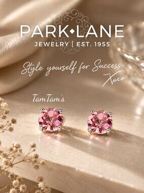 Park Lane- Baby Pink Impression Stud Earrings